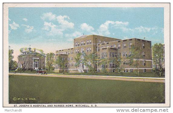 ETATS UNIS.SOUTH DAKOTA.ST JOSEPH'S HOSPITAL AND NURSES HOME MITCHELL - Other & Unclassified