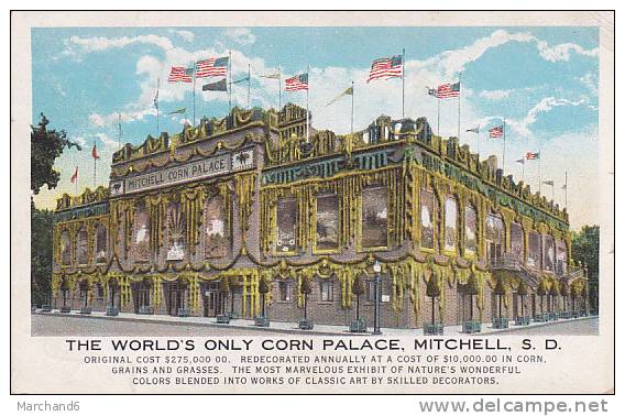 ETATS UNIS.SOUTH DAKOTA.THE WORLD'S ONLY CORN PALACE MITCHELL - Autres & Non Classés