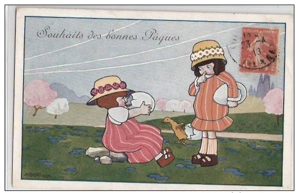 Bertiglia Aurelio, Ostern, Pâques, Farboffset 1916   ***65384 - Bertiglia, A.