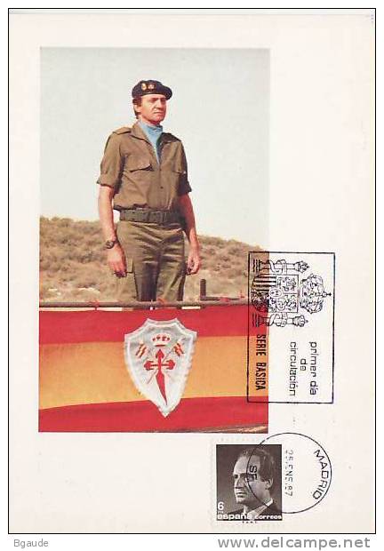 ESPAGNE Carte MAXIMUM   Num-Yvert I 2495 JUAN CARLOS - Maximum Kaarten