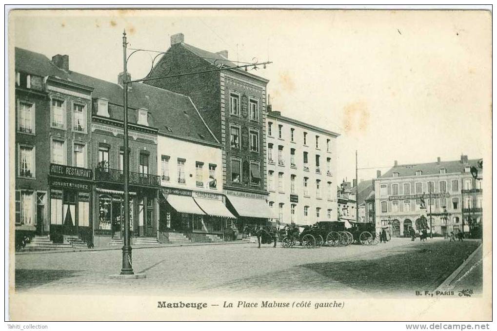 MAUBEUGE - La Place Mabuse - Maubeuge
