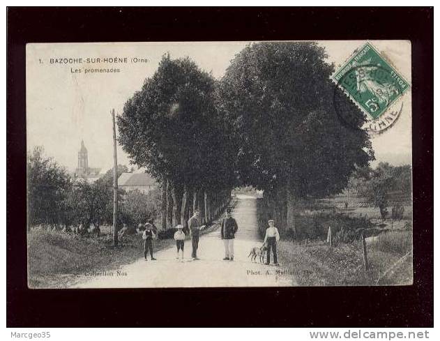 Bazoche Sur Hoéne édit.nos, Maillaut N° 1 Animée Garde Champêtre  Belle Carte - Bazoches Sur Hoene