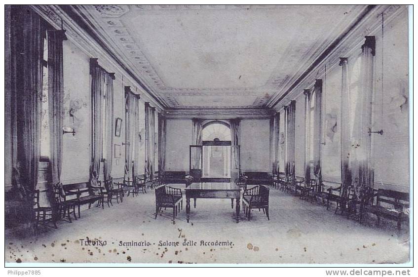 Treviso - Seminario - Salone Delle Accademie - 1908 - Treviso