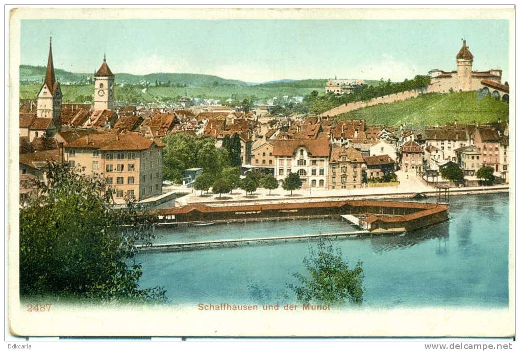 Schaffhausen Und Der Munot - Sonstige & Ohne Zuordnung