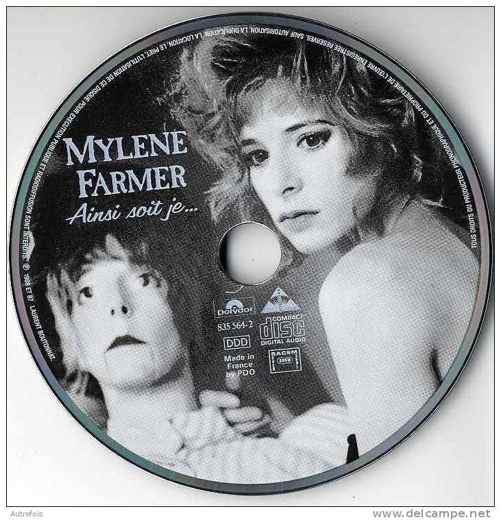 MYLENE FARMER   AINSI SOIT JE ...  -   CD DE 10 TITRES 1988 - Sonstige - Franz. Chansons