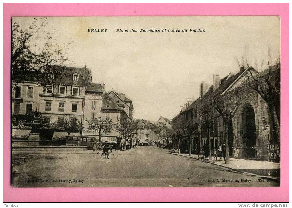 01 - AIN - BELLEY - PLACE Des TERREAUX Et COURS De VERDUN - - Belley