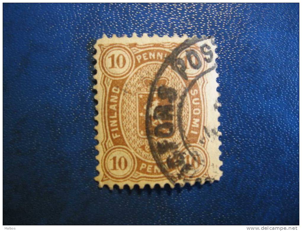 FINLANDE - SUOMI (o) YT N°15 - Dent 12,5 - Used Stamps