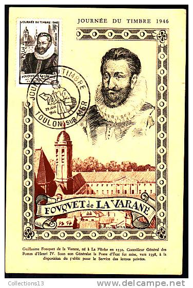 FRANCE - 754 Sur Carte 1er Jour - 1940-1949