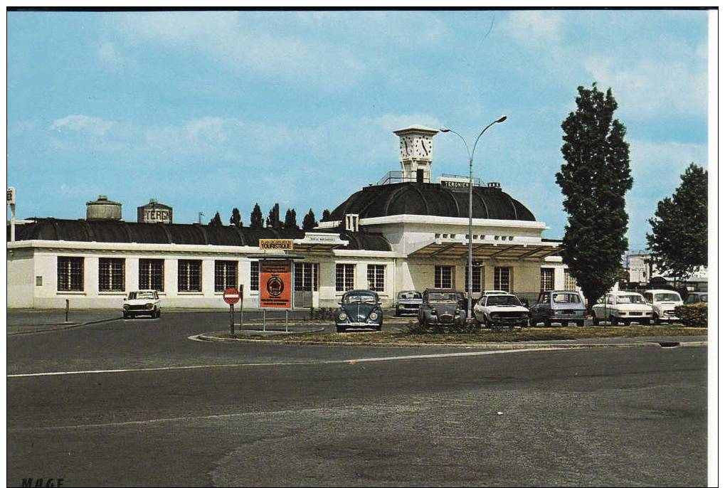 CPSM  De  TERGNIER (02)   -  La  Gare  //  TBE  (à Voir Véhicules Sur Parking Pour Amateurs) - Autres & Non Classés