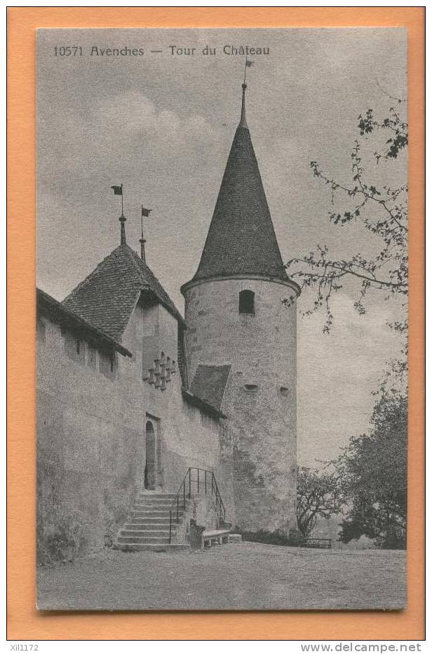 F252 Avenches, La Tour Du Château. Donjon. Ed. Phototypie 10571 - Avenches