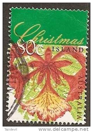 CHRISTMAS ISLAND - Used 1998 80c Flower. Scott 414 - Christmaseiland