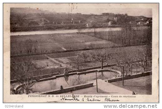 Pensionnat De N. D. De Bellegarde - Bassin D'agrément - Cour De Récréation - Oullins