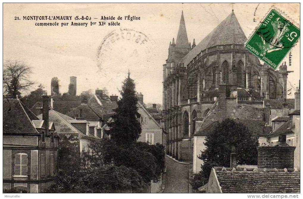 YVELINES-MONTFORT L'AMAURY Abside De L'Eglise-MB - Montfort L'Amaury