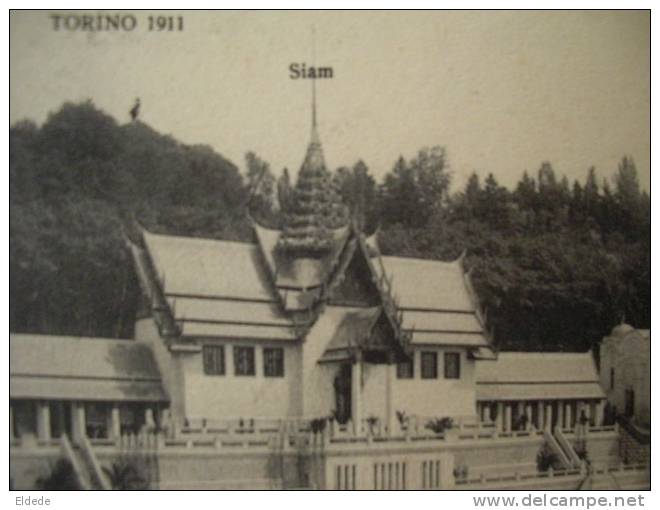 Esposizione Internazionale Torino 1911 Pavilion Of The Servia And Siam Serbie Siam - Thaïlande