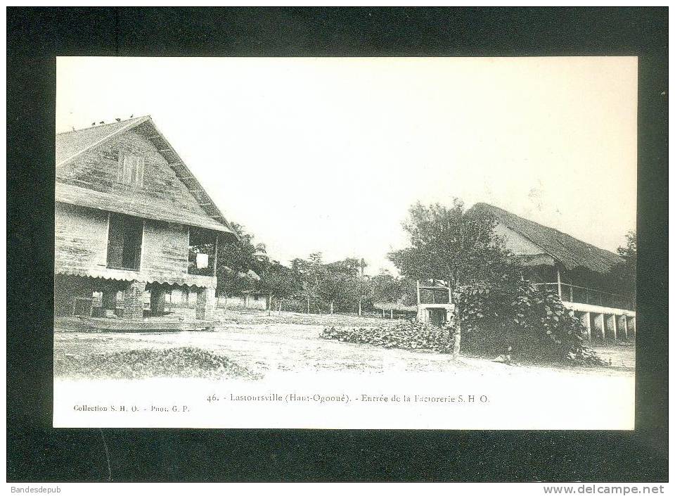 Gabon - LASTOURSVILLE ( Haut Ogooué) - Entrée De La Factorerie S.H.O. ( Collection SHO Phot. G.P. 46) - Gabon