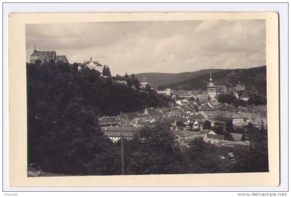 Sighisoara Schässburg Siebenbürgen Totale Foto-AK 1941 - Rumänien