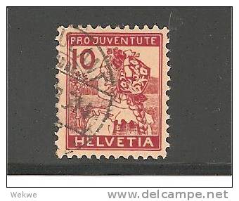 CH Mi.Nr. 129/ -  SCHWEIZ -  Juventute 1915, 10 Rp.  O - Gebraucht