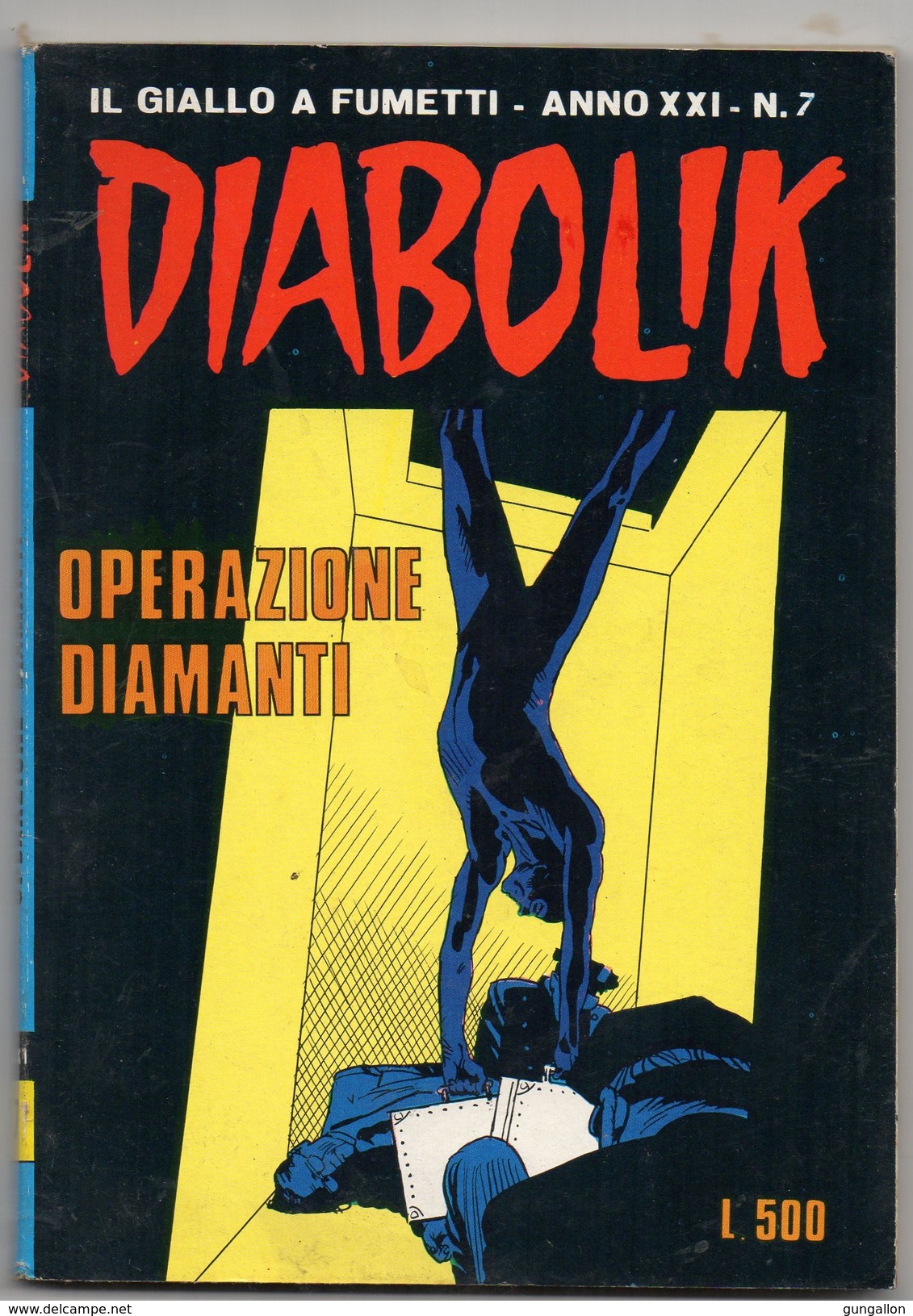 Diabolik(Astorina 1982)  Anno XXI° N. 7 - Diabolik