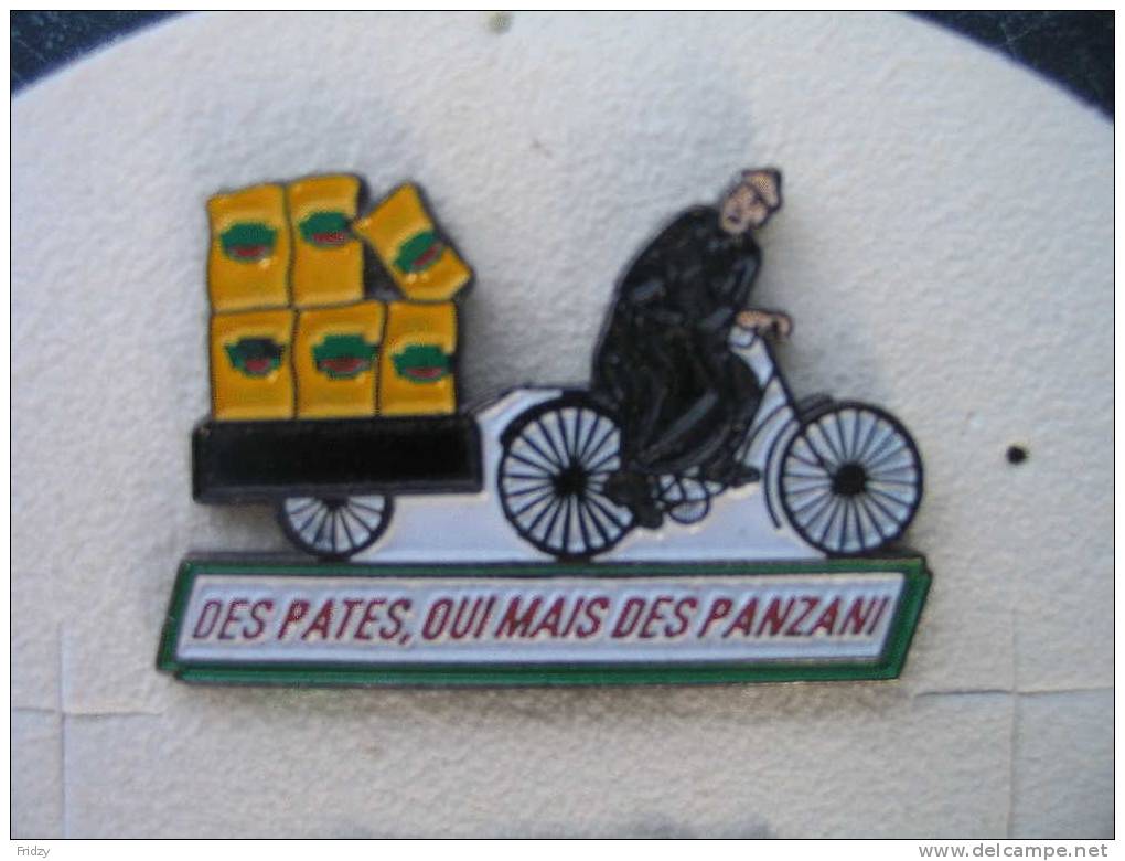 Pins Vélo: Des Pates, Oui Mais Des Panzani - Cyclisme