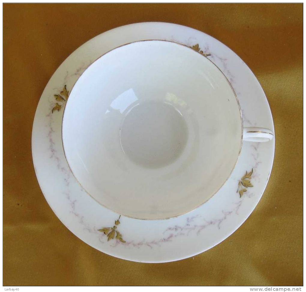 1 Tasse Et Sous Tasse En Porcelaine Ancienne - Limoges (FRA)