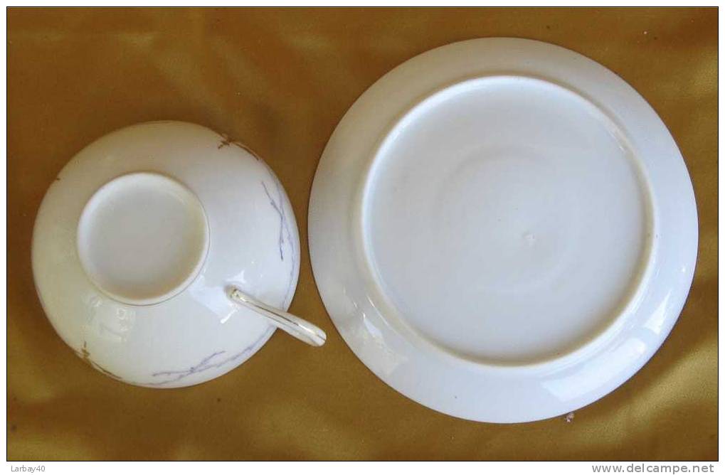 1 Tasse Et Sous Tasse En Porcelaine Ancienne - Limoges (FRA)