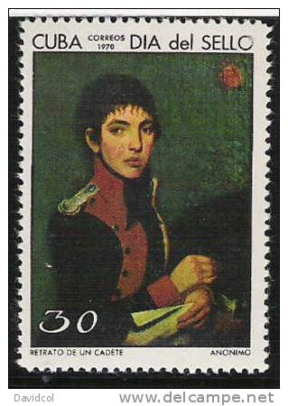 N398.- C U B A.- 1970 .- " STAMP DAY / DIA DEL SELLO .  " .- EDIFIL #: 1765  .- MNH.- - Unused Stamps