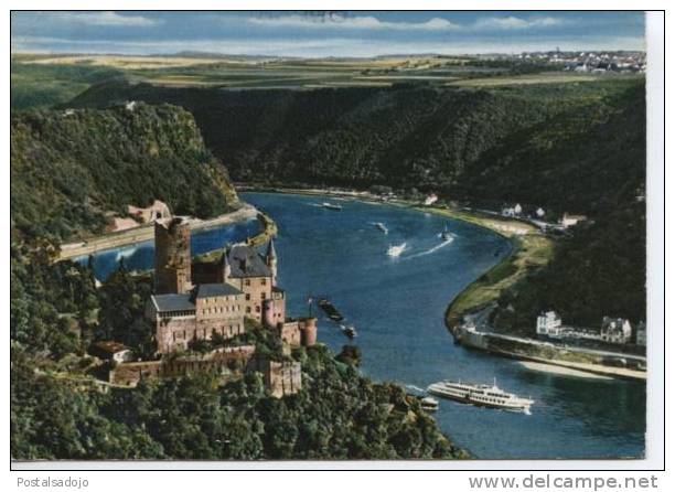 (DE80) GOARSHAUSEN AM RHEIN . BURG KATZ UND LORELEY - Loreley