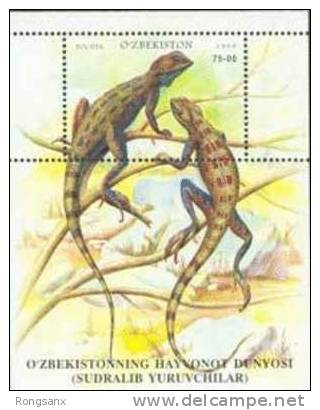 1999 UZBEKISTAN Reptiles MS - Oezbekistan