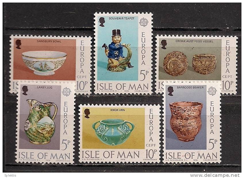 GREAT BRITAIN INSEL MAN 1976 EUROPA CEPT SET MNH - 1976