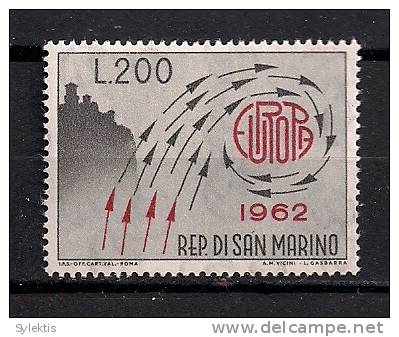 SAN MAPINO 1962 EUROPA CEPT SET MNH - 1962