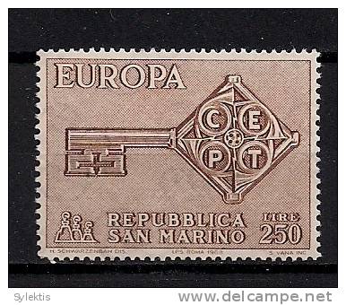 SAN MAPINO 1968 EUROPA CEPT SET MNH - 1968