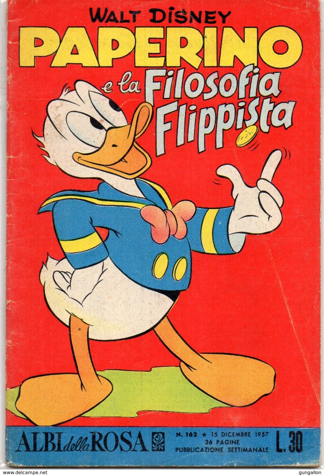 Albi Della Rosa (Mondadori 1957)  N. 162 - Disney