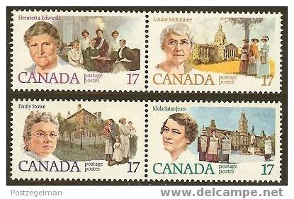 CANADA 1981  MNH Stamp(s) Feminists 790-793 - Unused Stamps