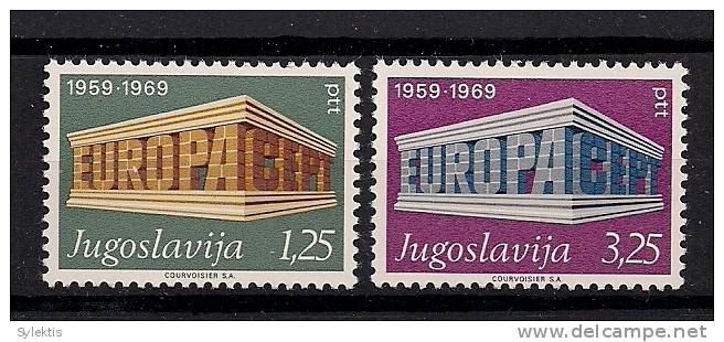 YUGOSLAVIA 1969 EUROPA CEPT SET MNH - 1969