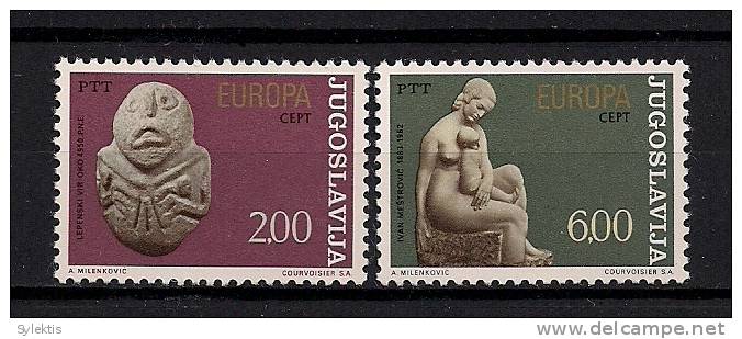 YUGOSLAVIA 1974 EUROPA CEPT SET MNH - 1974