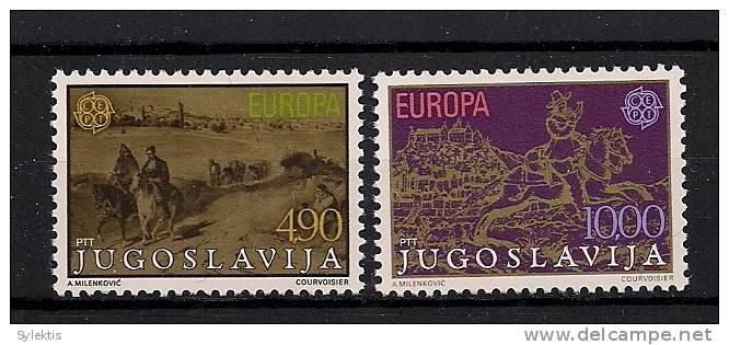 YUGOSLAVIA 1979 EUROPA CEPT SET MNH - 1979