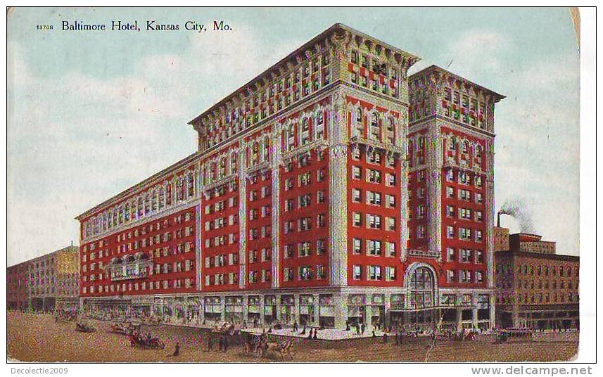 Z991 USA Kansas City Missouri Baltimore Hotel Uncirculated - Autres & Non Classés