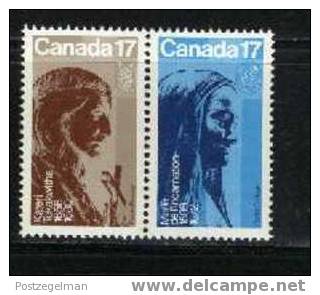 CANADA 1981 MNH Stamp(s) Tekakwitha/Marie 796/7 - Unused Stamps