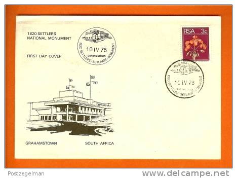 RSA 1976 Enveloppe Mint Settlers Monument 449 - Cartas & Documentos