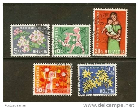 SWITZERLAND 1962 Used Stamp(s) Pro Juventute 758-762 - Used Stamps