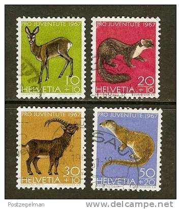 SWITZERLAND 1967 Used Stamp(s) Pro Juventute 866-869 - Used Stamps