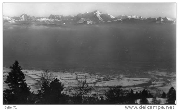 01 / Gex. La Mer De Brouillards Et Les Alpes Pris Du Col De La Faucille - Gex