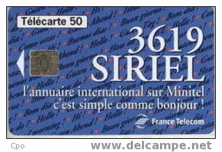 # France 501 F514 3619 SIRIEL 50u So5 10.94 Tres Bon Etat - 1994