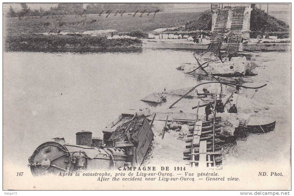 Cpa Du 77 - Campagne De 1914 - Après La Catastrohe , Près De Lizy Sur Ourcq - Vue Générale - Lizy Sur Ourcq