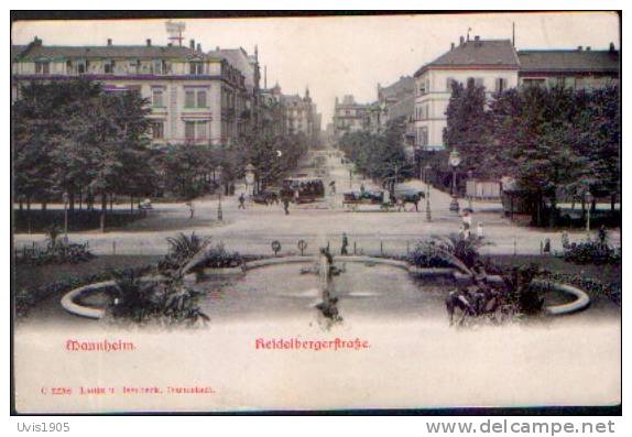 AK.Mannheim.Hedelbergerstrasse. - Mannheim