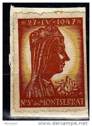 Viñeta Montserrat 1947. La Moreneta - Errors & Oddities