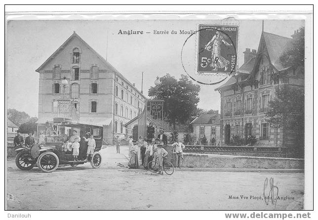 51 /// ANGLURE / Entrée Du Moulin / ANIMEE,  Ed VVe Ployé , + AUTOBUS - Anglure