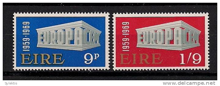 IRELAND 1969 EUROPA CEPT SET MNH - 1969