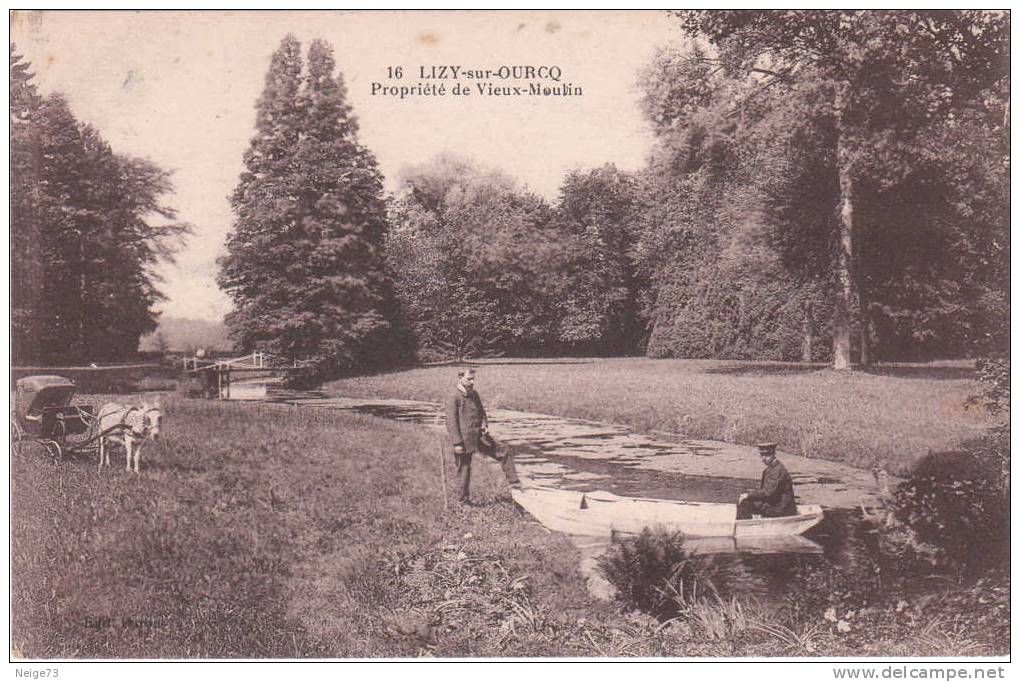 Cpa Du 77 - Lizy Sur Ourcq - Propriété Du Vieux Moulin - Lizy Sur Ourcq