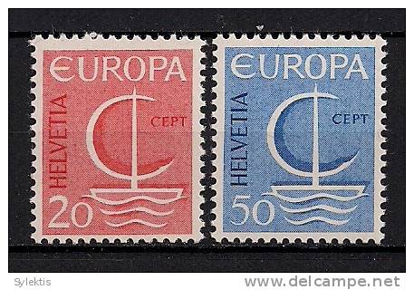 SWITZERLAND 1966 EUROPA CEPT SET MNH - Ungebraucht